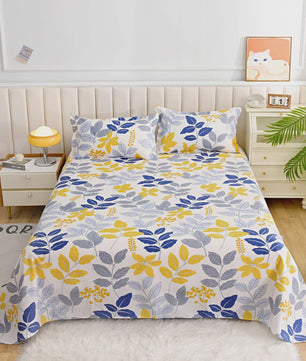Rood Bloemenprint Top Sheet - Diverse Maten - 150x200 cm