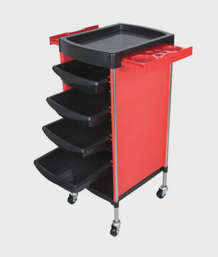 Professionele Kapsalon Trolley met 6 Lades - Grote Capaciteit & Mobiel