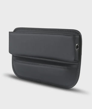 Universele Autostoel Opbergbox met Bekerhouder - Leer - Crevice Organizer