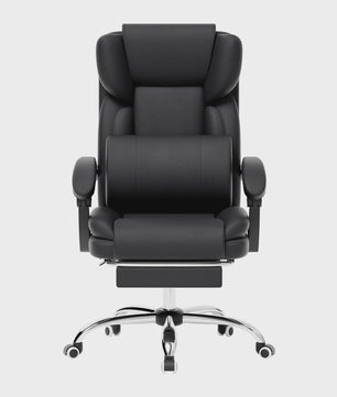 Ergonomische Bureaustoel met Voetensteun en Rugondersteuning - Comfortabel Thuiswerken en Gamen