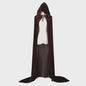 Lange Fluwelen Kapmantel met Capuchon - Unisex voor Halloween, Kerst & Cosplay