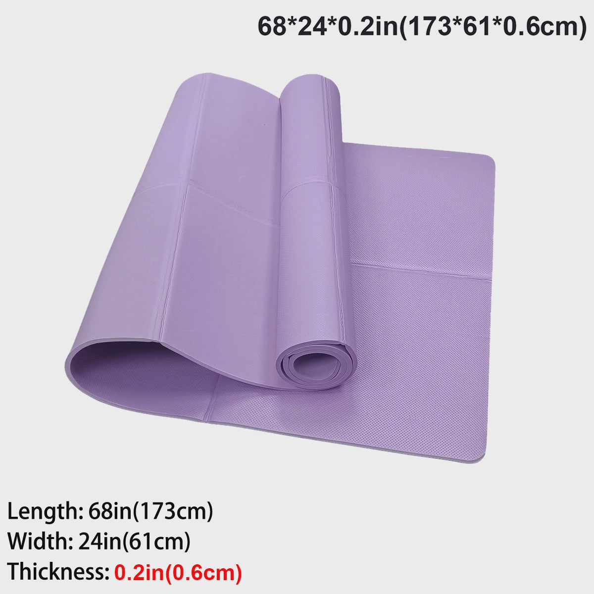 Opvouwbare Yogamat Eco-Friendly EVA - 3mm/4mm/6mm Dikte - Draagbaar & Waterdicht