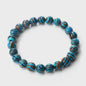 8mm Natuurlijke Malachiet Edelsteen Armband - Handgemaakt, Elastisch