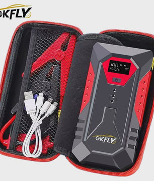 GKFLY 3000A/4000A Krachtige Jump Starter & Powerbank - Start Benzine (6.0L) & Diesel (5.0L)