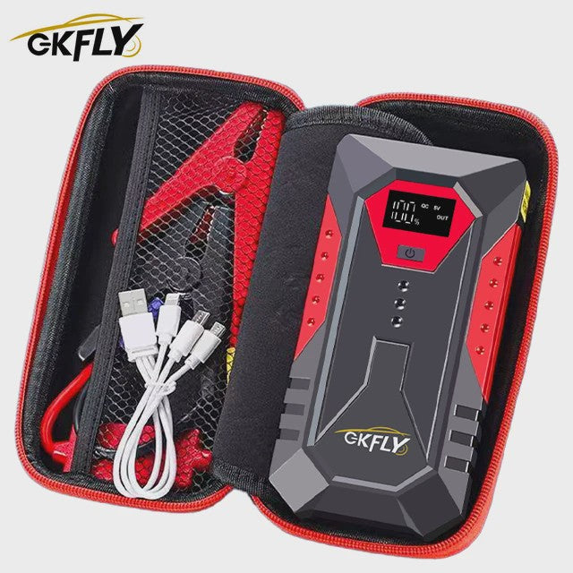 GKFLY 3000A/4000A Krachtige Jump Starter & Powerbank - Start Benzine (6.0L) & Diesel (5.0L)