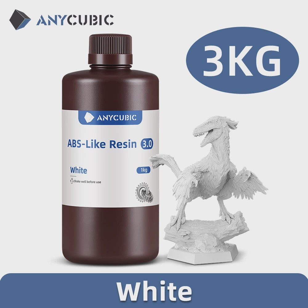 Anycubic ABS-Like Resin 3.0 - Hoge Nauwkeurigheid, Sterk & Lage Krimp voor 3D Printers