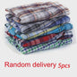 Set van 3, 5 of 7 Geruite Heren Boxershorts - Losse Pasvorm, Elastische Tailleband & Knoopsluiting voor Comfort Thuis