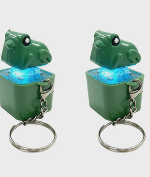 Grappige Kikker Sleutelhanger met Geluid & LED - Oplaadbare Fidget Toy