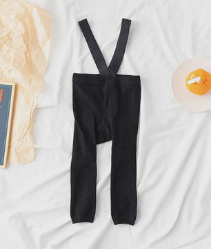 Baby Leggings met Bretels - Hoge Taille & Elastisch - Lente Kleding voor Jongens en Meisjes (1-2 Jaar)