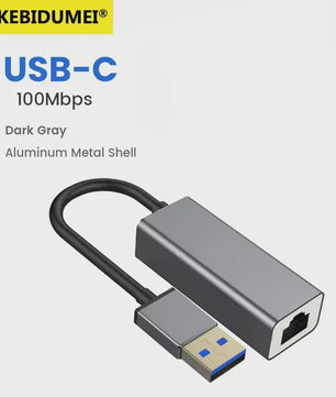2.5Gbps USB Ethernet Adapter - Snelle Netwerkkaart voor Laptop & PC (USB-A/C)
