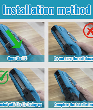 Draadloos Elektrisch Nietpistool - 2-in-1 Oplaadbaar voor Meubelstoffering, Houtbewerking & DIY