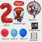 Superheld Folieballonnen Set: Spiderman, Batman, Iron Man & Captain America - Feestdecoratie