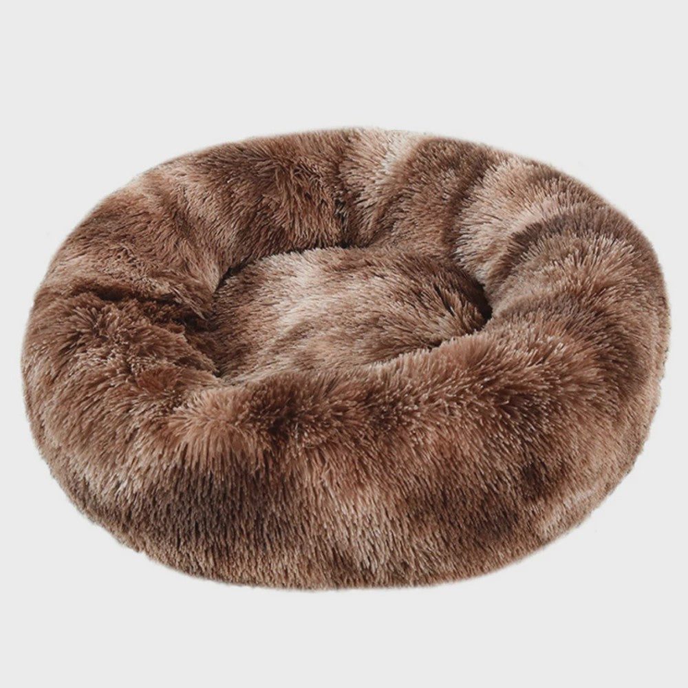 Luxe Ronde Hondenkussen - Extra Zacht & Warm Pluche Hondensofa voor Middelgrote Honden en Katten