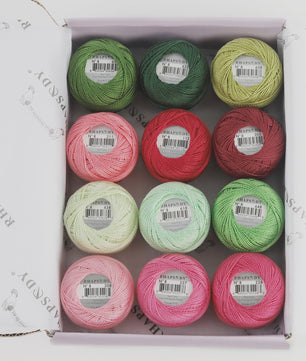 Rhapsody Pearl Cotton Haakgaren Maat 8 - Egyptisch Katoen, Dubbel Gemerceriseerd