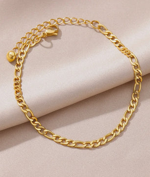 Gouden Roestvrij Staal Enkelbandjes met Parels en Kleurrijke Bedels - Zomer Sieraden