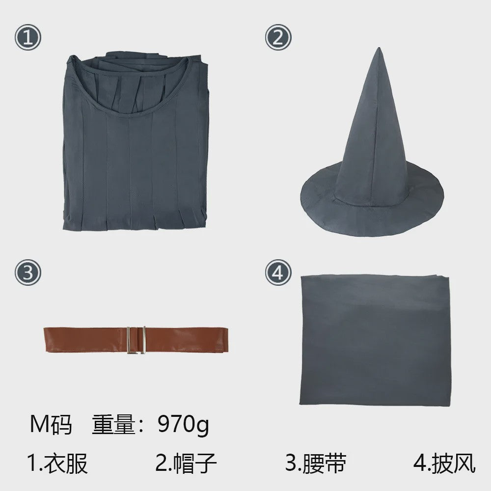 Gandalf Tovenaar Kostuum Heren - Compleet Wizard Cosplay voor Halloween & Feest