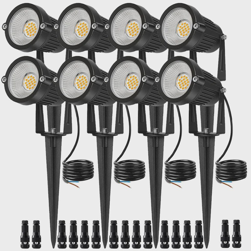 Waterdichte LED Tuinspot 7W Warm Wit met Grondspies - IP65 Buitenverlichting
