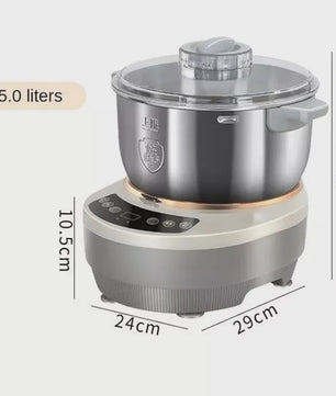Professionele Deegmenger & Rijsmachine met Fermentatie - 5L/7L Roestvrij Staal