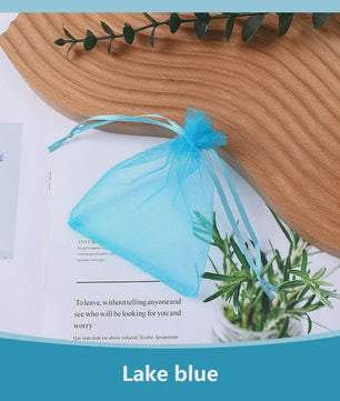 100x Organza Zakjes - Cadeau, Sieraden & Feest - Diverse Maten & Kleuren