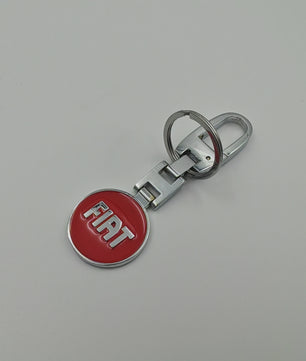 FIAT Autosleutelhanger met Logo - Stijlvolle Sleutelhanger voor Diverse Fiat Modellen