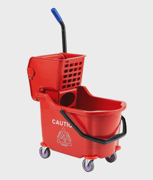 Professionele Dweilemmer met Wringer en Wielen - 32L Capaciteit