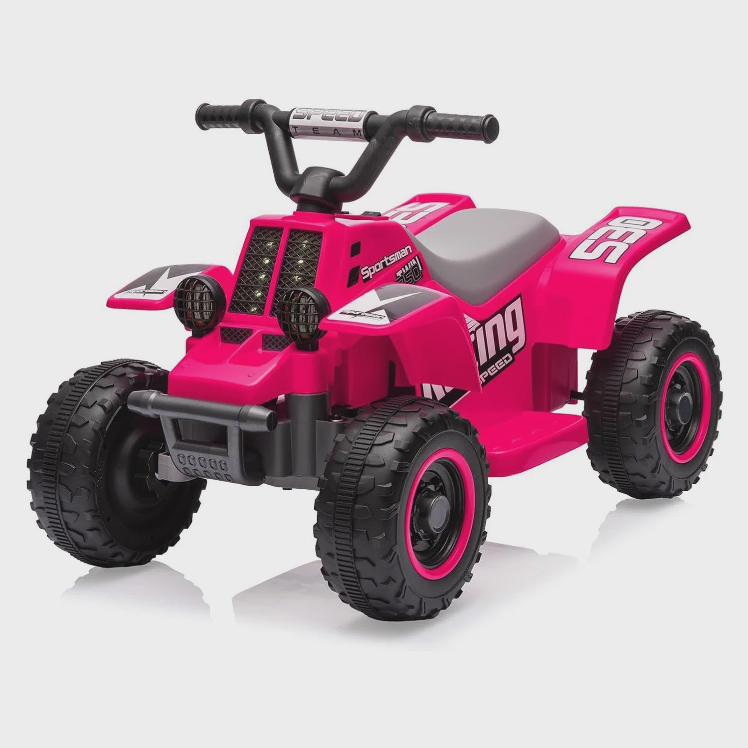 Elektrische Kinder Quad ATV 6V met Muziek, Claxon en LED Verlichting - 3+ Jaar