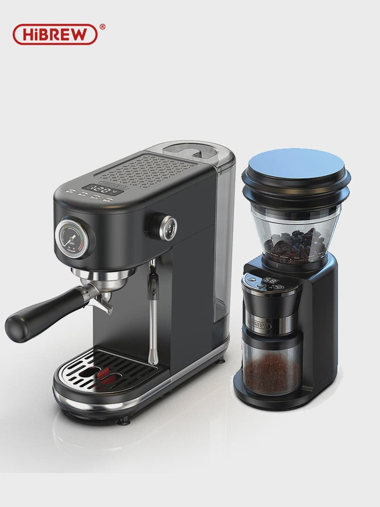 HiBREW H10B Espresso Machine: 20 Bar, Instelbare Temperatuur, Koud & Warm, Super Slim Koffiezetapparaat