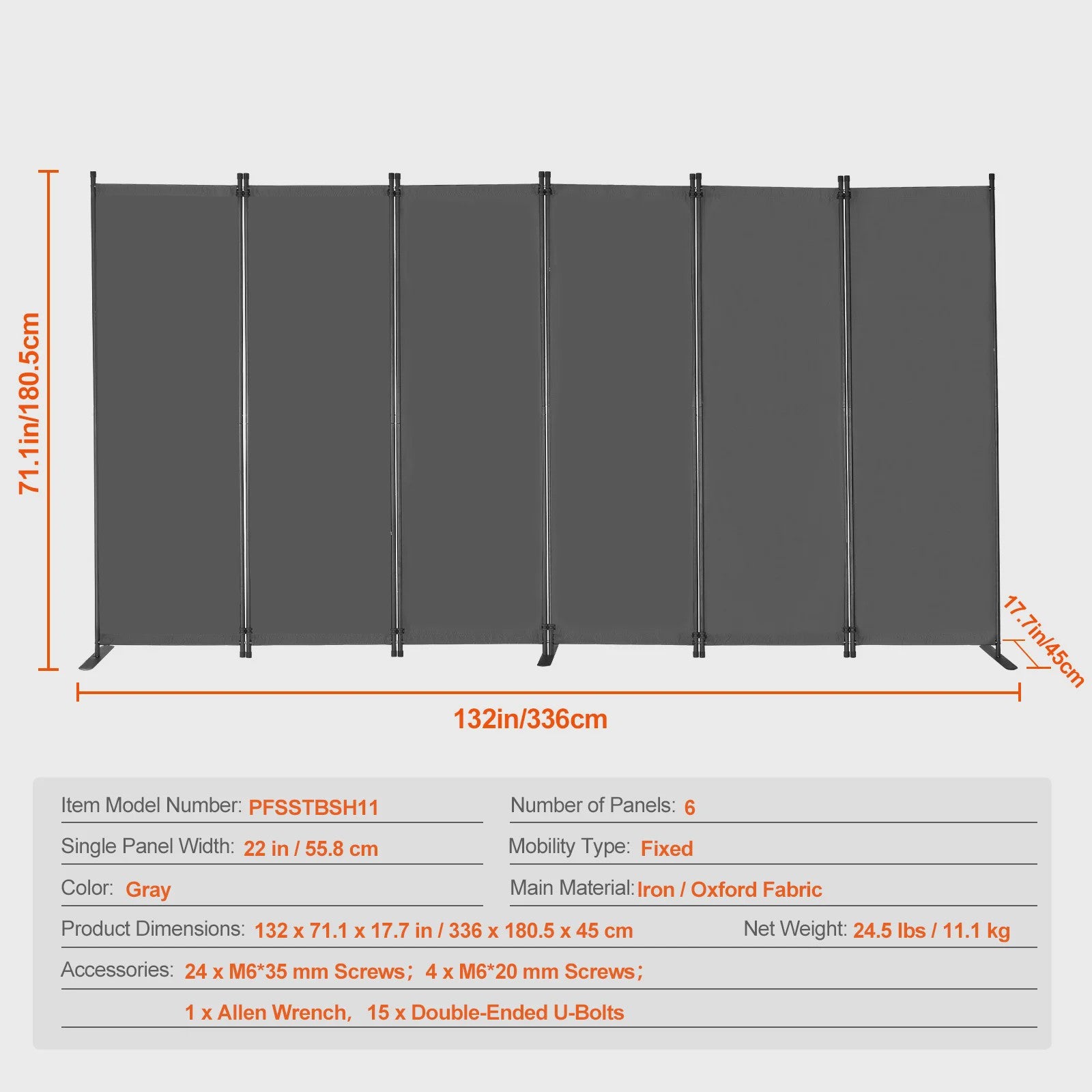 Modulair Kamerscherm 3/4/6 Panelen - Flexibele Afscheiding voor Kantoor, Slaapkamer, Hotel