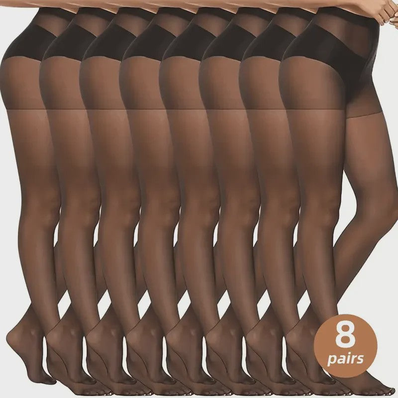 Dames Pantyhose & Leggings: 2/5/8/10 Paar - Zijdezacht, Anti-Haak, Ademend & Ultra-Dun