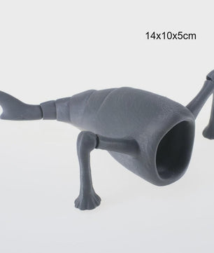 3D Geprinte Zeemonster Actiefiguur - Flexibel Speelgoed & Decoratie