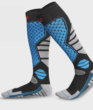 Warme Ski Sokken - Anti-slip, Ademend & Thermisch - Kniehoog