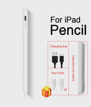Stylus Pen voor iPad met Kantelfunctie en Palm Rejection - Compatibel met A16 Pro, Mini 6/7, Air 4/5, iPad 7-11 Gen