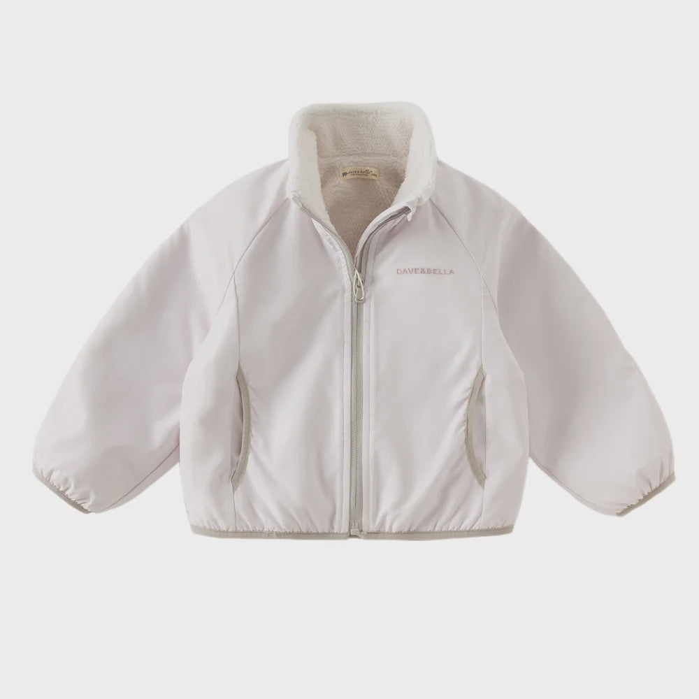Dave & Bella Kinder Jas - Lente/Herfst Casual Outdoor Jas met Fleece Voering voor Jongens en Meisjes
