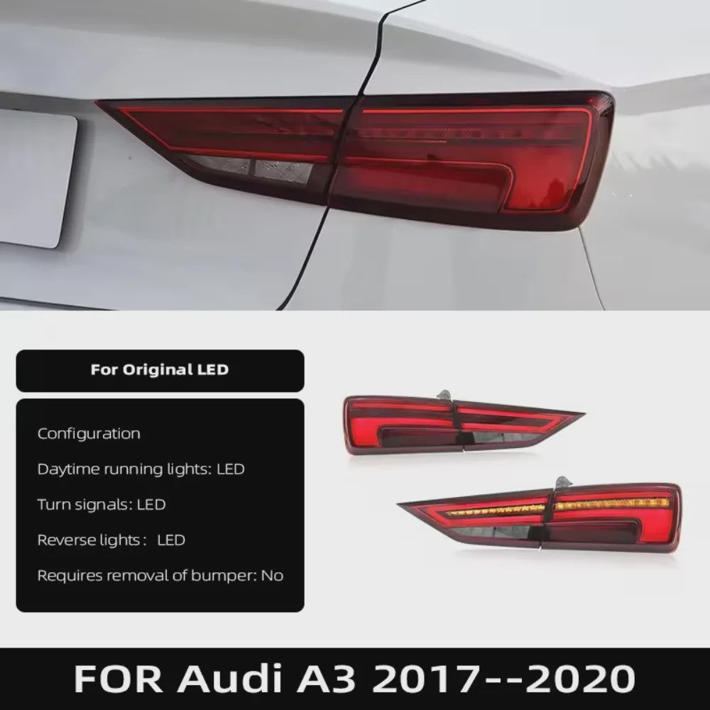 LED Achterlichten Audi A3 (2013-2019) - Dynamische Richtingaanwijzers & DRL