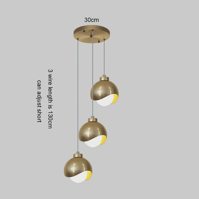 Moderne Hanglamp Glas Bol LED - Sfeervolle Verlichting voor Slaapkamer, Eetkamer & Keuken