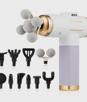 Krachtige 11-in-1 Elektrische Massage Gun met 99 Intensiteitsniveaus voor Diepe Spierontspanning