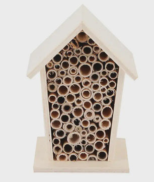Houten Insectenhotel en Bijenhotel voor Tuin - Decoratief Buitenverblijf