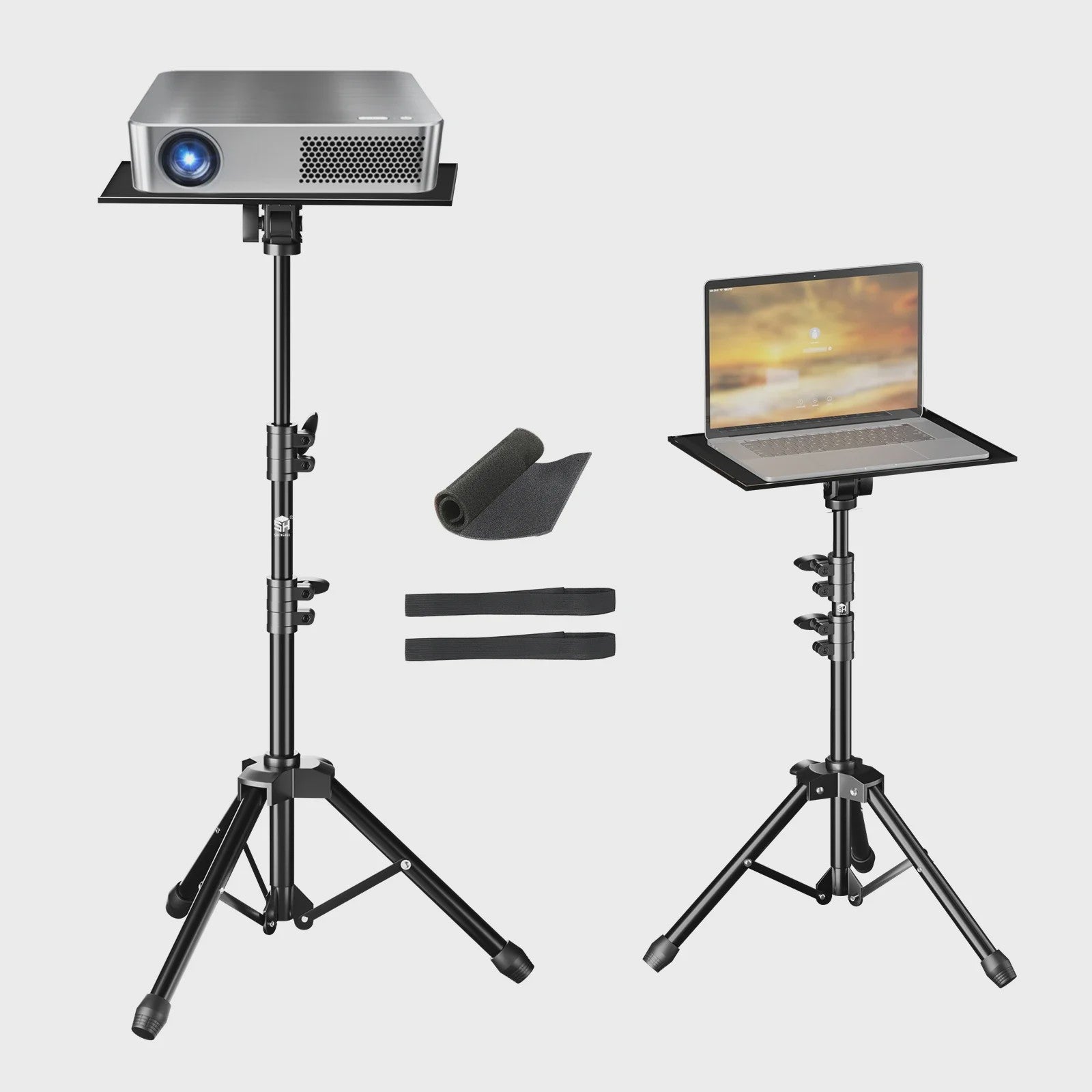 Verstelbare Projector & Laptop Tripod Stand (145cm) - Flexibele Werkplek