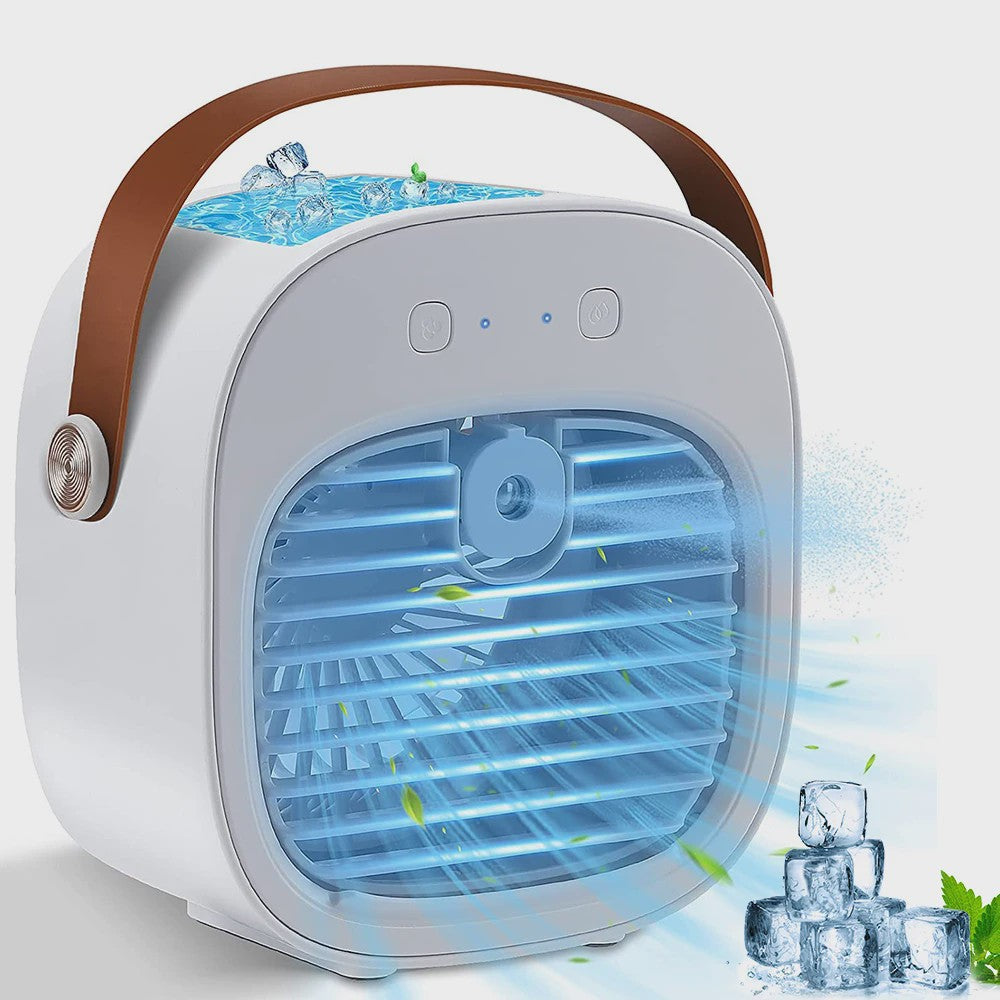 Draagbare Mini Airconditioner met Oplaadbare Batterij - Draadloze Koeler & Ventilator