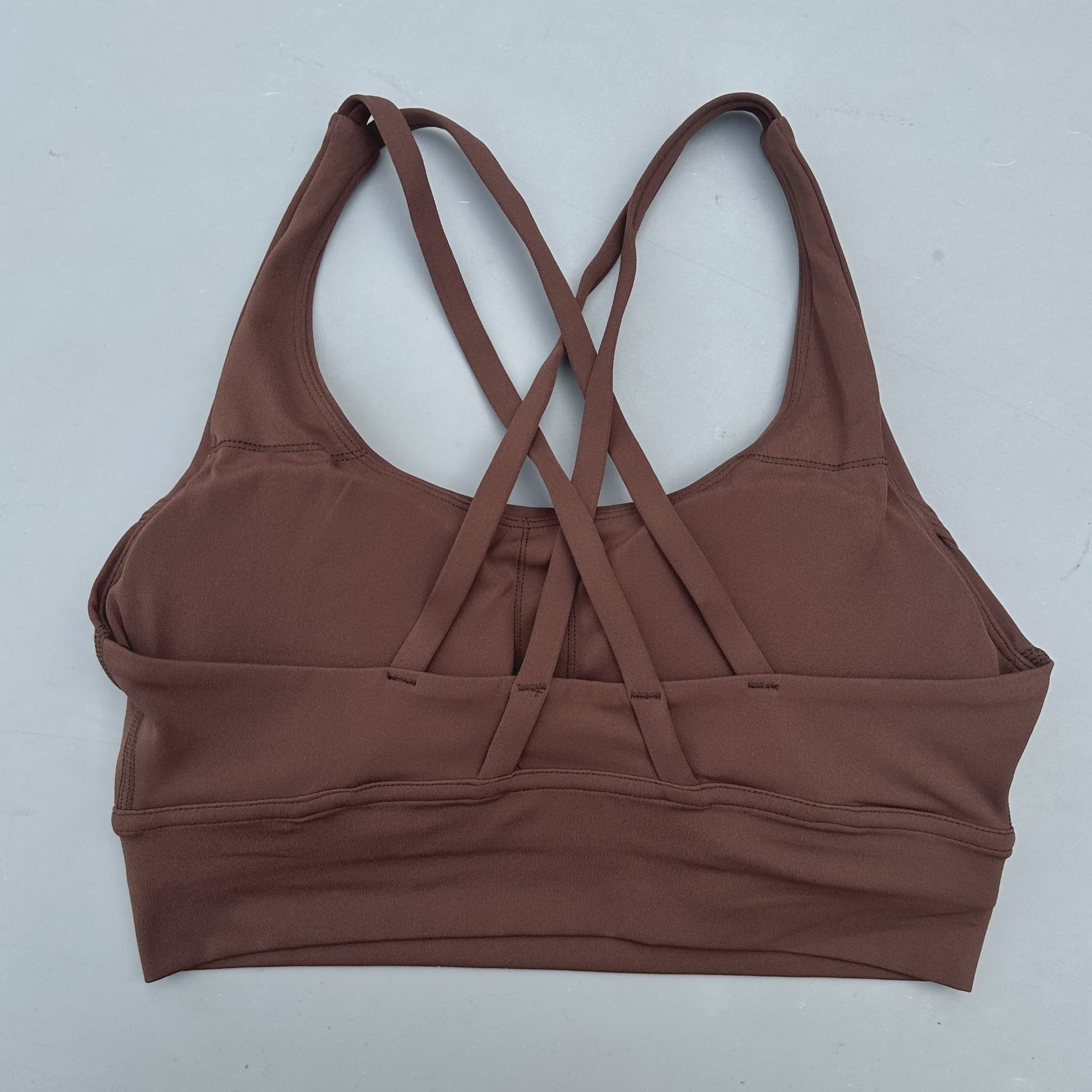 Comfortabele Sports BH met Push-Up Effect en Kruisbanden - Hoge Ondersteuning voor Yoga & Fitness