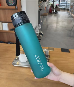 Grote Sport Waterfles (500ML/1000ML) - Lekvrij & Motiverend voor Gym & Outdoor