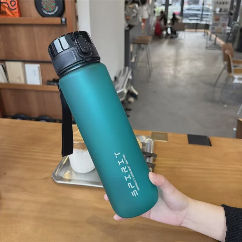 Grote Sport Waterfles (500ML/1000ML) - Lekvrij & Motiverend voor Gym & Outdoor
