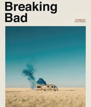 Breaking Bad Canvas Poster - Vintage Film Art Print voor Woonkamer Decoratie