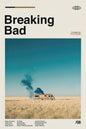 Breaking Bad Canvas Poster - Vintage Film Art Print voor Woonkamer Decoratie