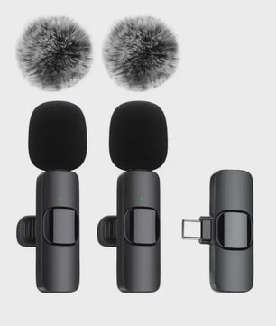 Draadloze Lavalier Microfoon voor iPhone & Android: Mini Mic voor Live Broadcast, Gaming & Video Opnames