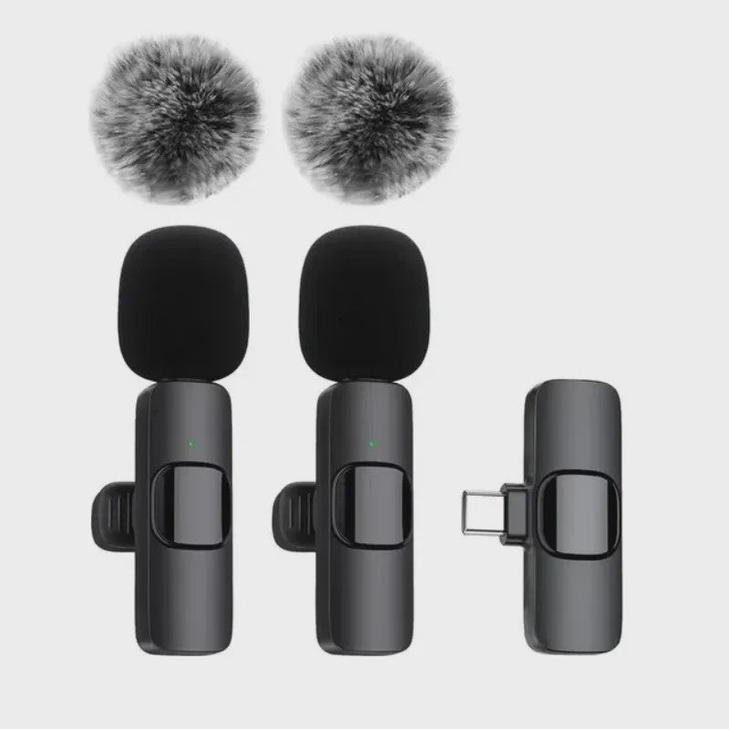 Draadloze Lavalier Microfoon voor iPhone & Android: Mini Mic voor Live Broadcast, Gaming & Video Opnames