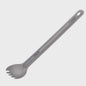 Tiartisan Titanium Lange Lepel-Vork (Spork) - Ultralicht en Draagbaar Outdoor Bestek