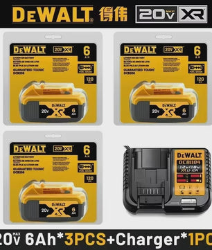 DeWalt 20V MAX XR 6.0Ah Lithium Accu - DCB206 - Snel Opladen