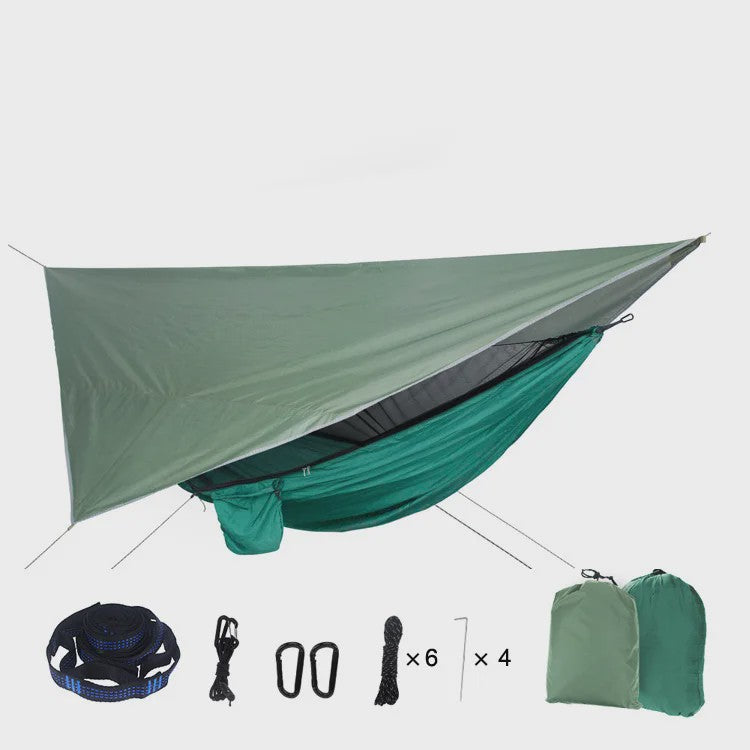 Draagbare Kampeerhangmat met Muggennet en Waterdichte Tarp