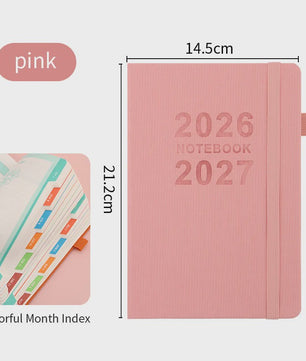 Agenda & Notitieboek 2026-2027: Perfect voor Studenten, Kantoor en Dagelijkse Planning